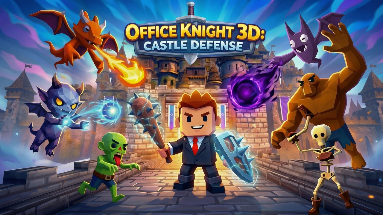 Office Knight 3D: Castle Defense