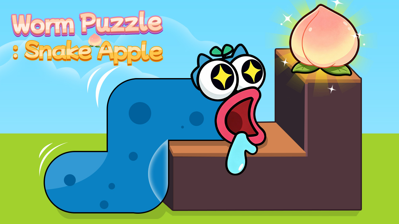 Worm Puzzle Snake Apple